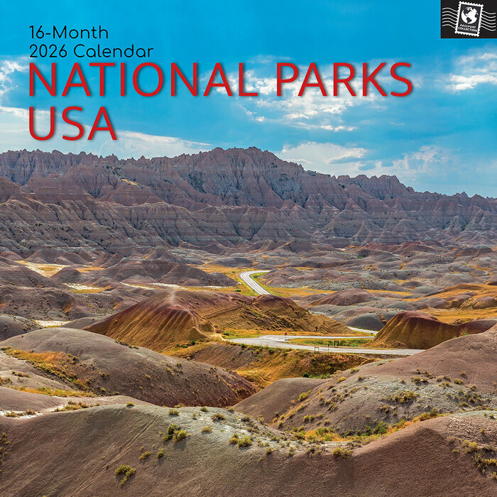 Calendrier 2026 Parcs Nationaux USA Yosemite