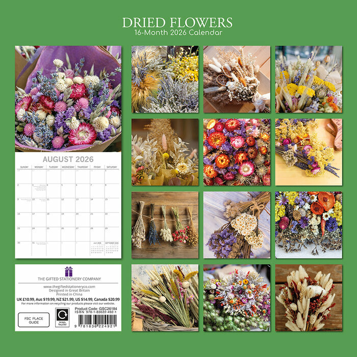 Calendrier 2026 Fleurs Sches
