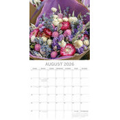 Calendrier papier 2026Fleurs Sches