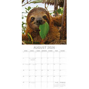 Calendrier Mural 2026 Paresseux 
