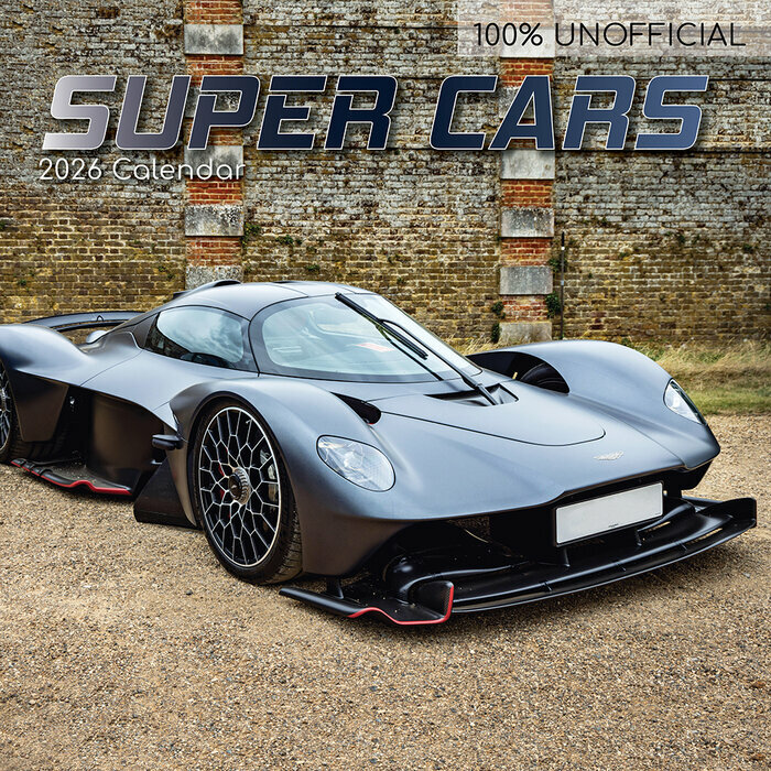 Calendrier Mural 2025 Voitures Super Cars 