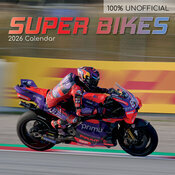 Calendrier Mural 2026 Motos de Course Super Bikes