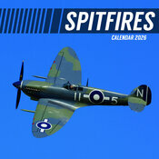 Calendrier 2026 Avions de Guerre Militaire Spitfire