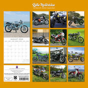 Calendrier Mural 2026 Motos Rétro MotorBike
