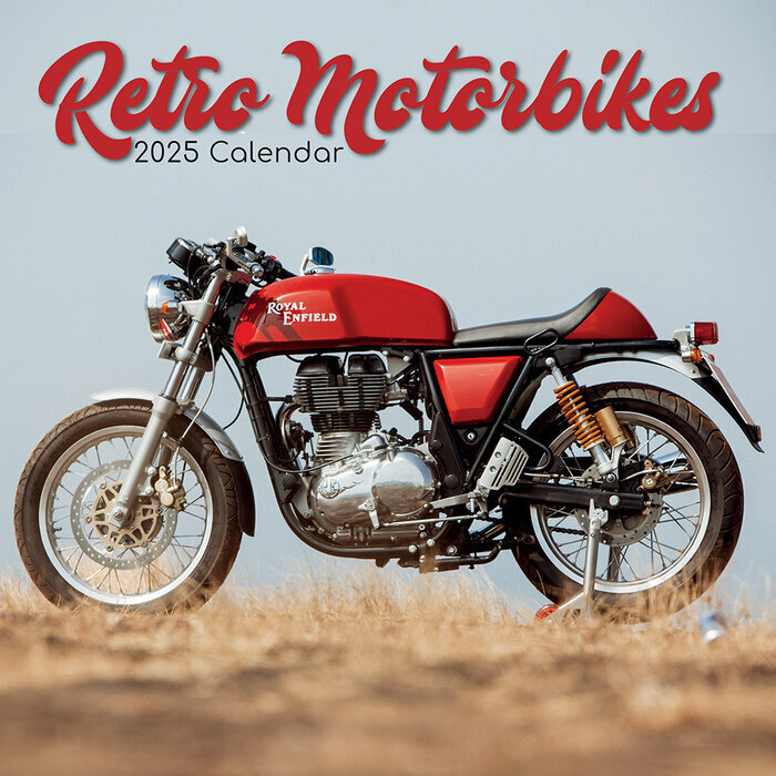 Calendrier Mural 2025 Motos Rétro MotorBike
