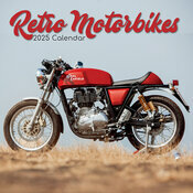 Calendrier Mural 2025 Motos Rétro MotorBike