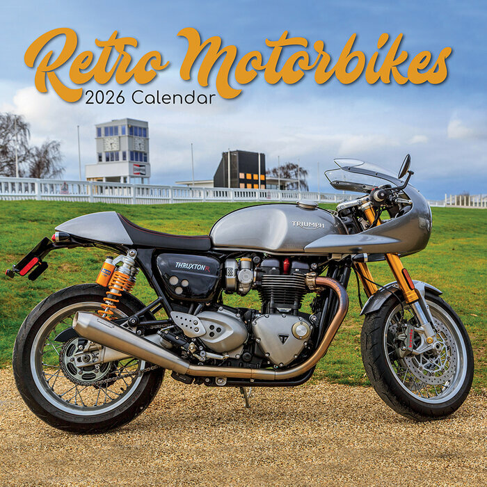 Calendrier 2026 Motos Rétro MotorBike