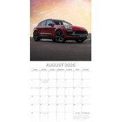 Calendrier papier 2026 Voitures Luxe Porsches
