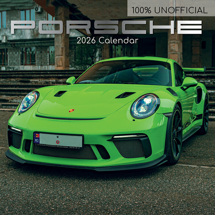 Calendrier Mural 2026 Voitures Luxe Porsches