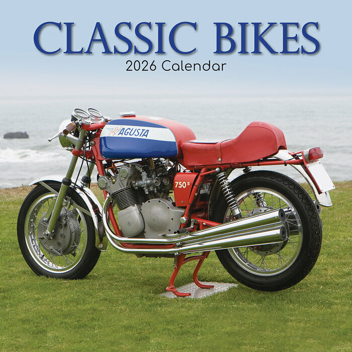 Calendrier Mural 2025 Motos Classiques Retro