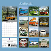 Calendrier papier 2026 Bus Van Rtro Combi Camper