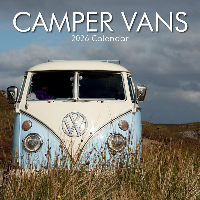 Calendrier Mural 2026 Bus Van Rtro Combi Camper