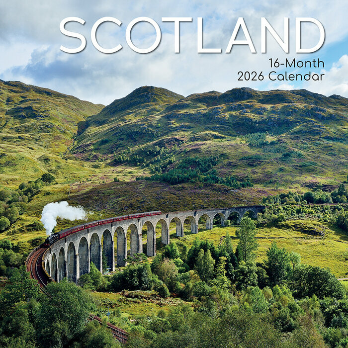 Calendrier Mural 2026 Ecosse Scotland