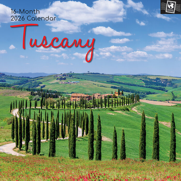 Calendrier Mural 2025 Toscane Italie