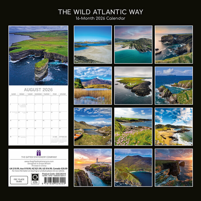 Calendrier 2026 Côte Littoral Atlantique