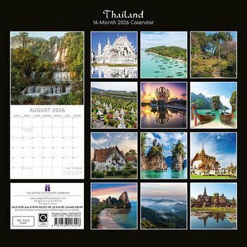 Calendrier 2026 Thaïlande Bangkok Asie