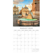 Calendrier italienne 2025 Rome Italie 