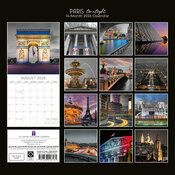 Calendrier Papier 2025 Paris By Night Illumin