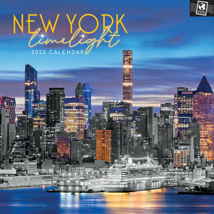 Calendrier Mural 2025 New York By Night Illuminé