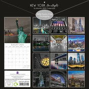 Calendrier Papier 2025 New York By Night Illuminé