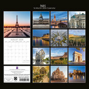 Calendrier Papier 2025 Paris France