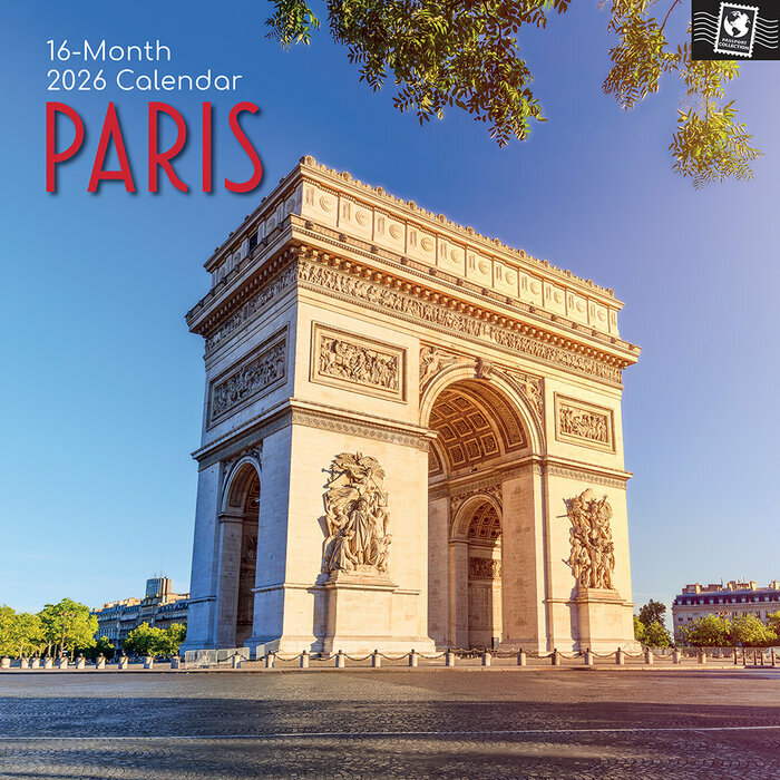 Calendrier Mural 2025 Paris France