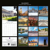 Calendrier Papier 2025 Madrid Espagne