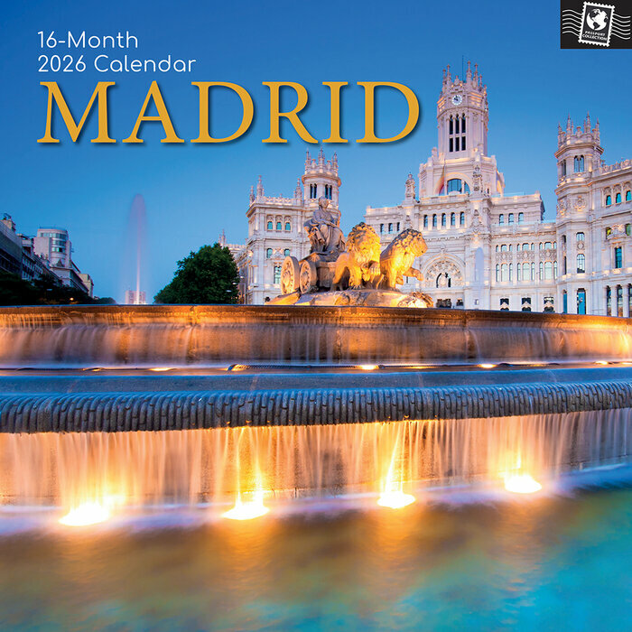 Calendrier Mural 2025 Madrid Espagne