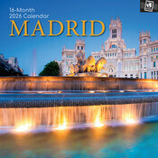 Calendrier Mural 2025 Madrid Espagne