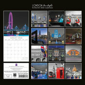 Calendrier 2026 Londres By Night Illumin