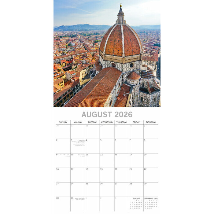 Calendrier Cinque Terre 2025 Italie Dolce Vita