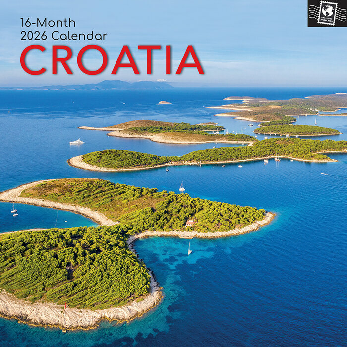 Calendrier Mural 2026 Croatie Zagreb