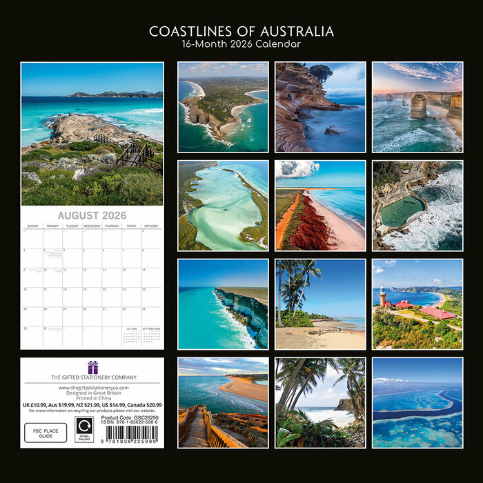 Calendrier 2026 Cte Australienne Australie