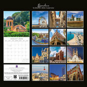 Calendrier papier 2025 Barcelone Espagne