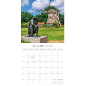 Calendrier papier 2026 Amsterdam Pays Bas