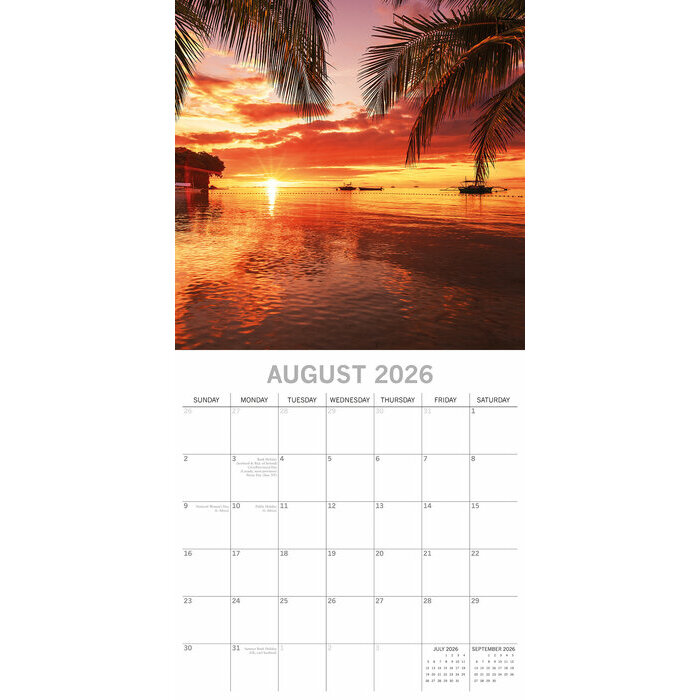 Calendrier Nature 2025 Paysages Coucher de Soleil