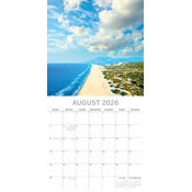 Calendrier papier 2026 Plages Paradisiaques