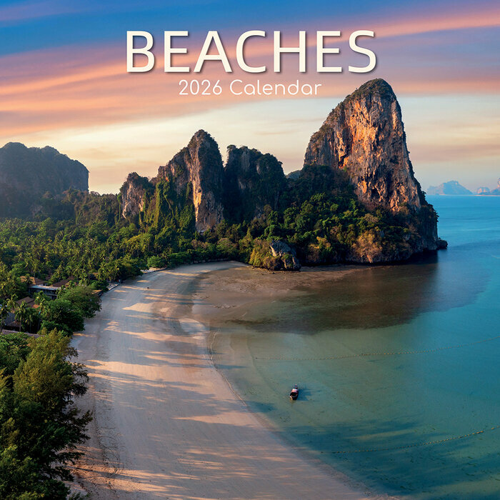 Calendrier Mural 2026 Plages Paradisiaques