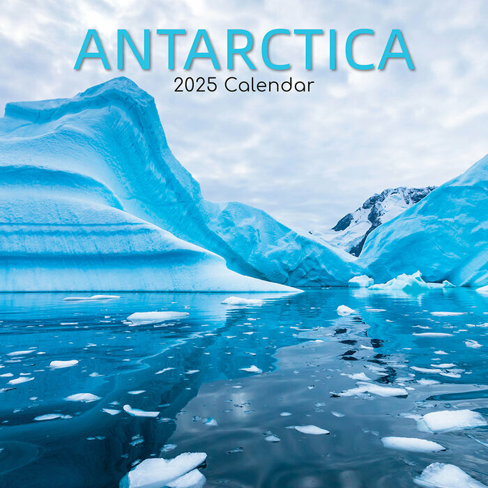 Calendrier Mural 2025 Antarctique Icebergs Polaire