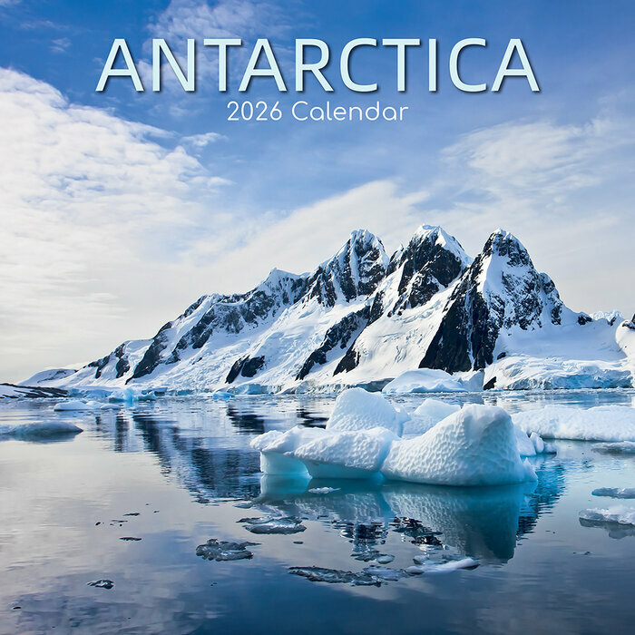 Calendrier Mural 2026 Antarctique Icebergs Polaire