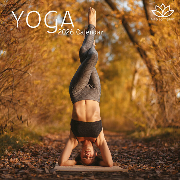 Calendrier Mural 2026 Yoga Postures Zen