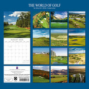 Calendrier Papier 2025 Golf et Parcours de Golf