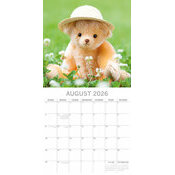 Calendrier papier 2026 Tendres Oursons Peluches