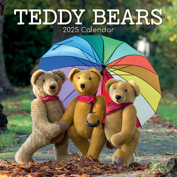 Calendrier Mural 2025 Tendres Oursons Peluches
