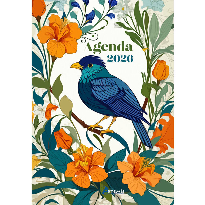 Agenda 2026 Dessins Oiseaux du Jardin