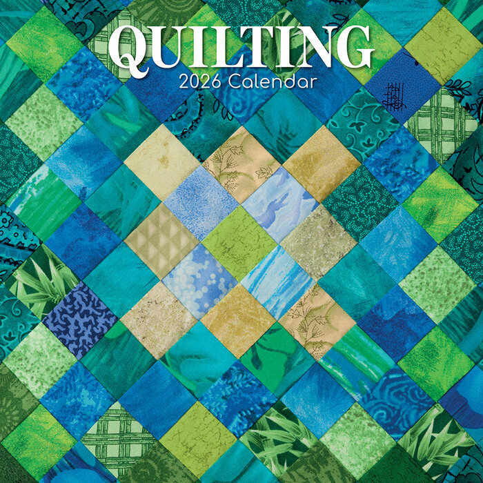 Calendrier Mural 2026 Quilt Patchwork Quilting