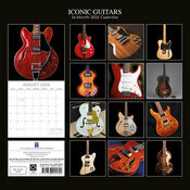 Calendrier 2026 Guitares Iconiques Instrument