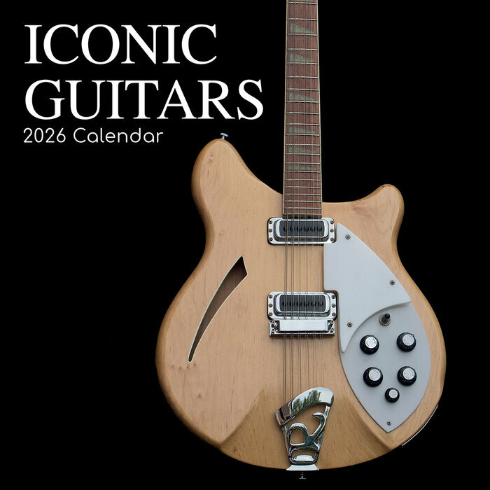 Calendrier Mural 2026 Guitares Iconiques Instrument