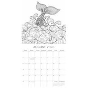 Calendrier Dessin 2025  Colorier Coloriage Dtente