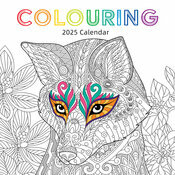 Calendrier Mural 2025 à Colorier Coloriage Détente